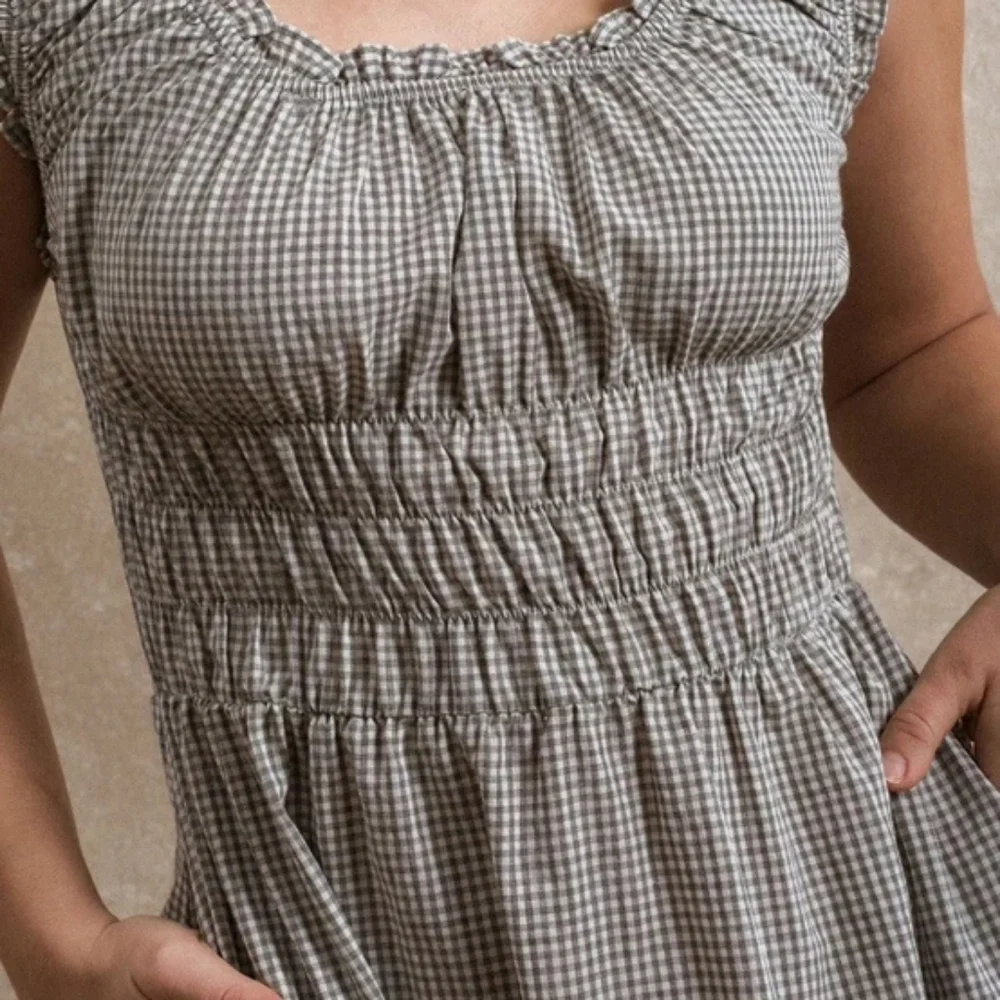 Neuflora Seaview Dress Cotton Gingham Medium - Picture 4 of 4